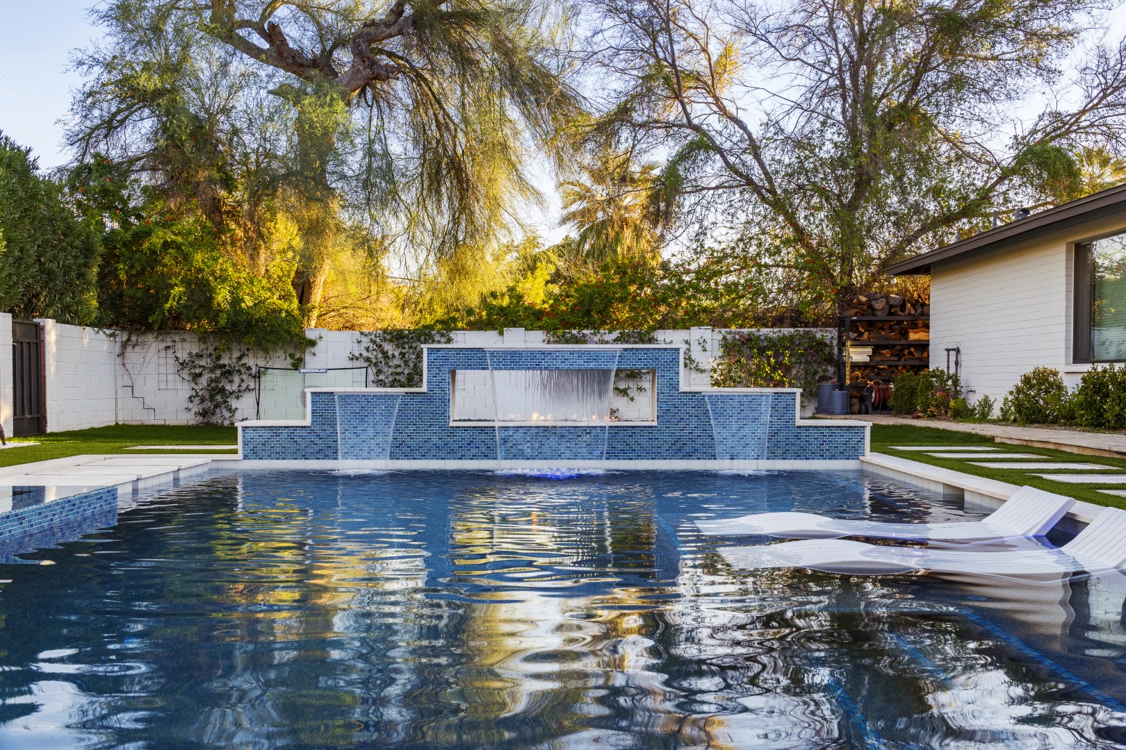 Custom pool and backyard design on 70th Street in Scottsdale, AZ by Envy Pools