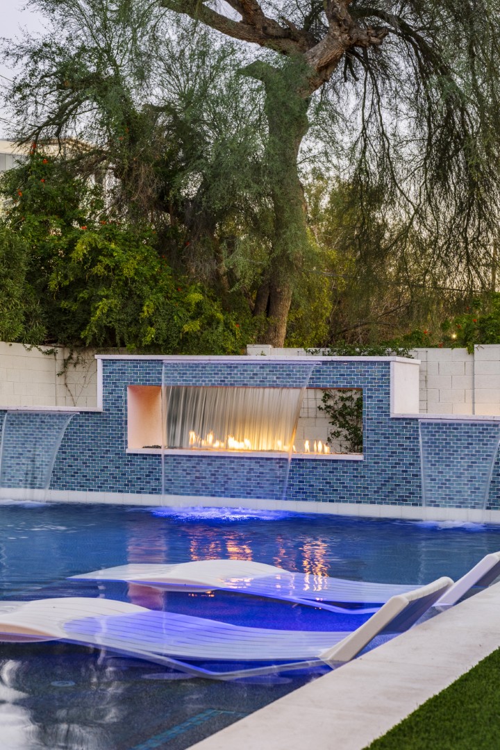 Custom pool and backyard design on 70th Street in Scottsdale, AZ by Envy Pools