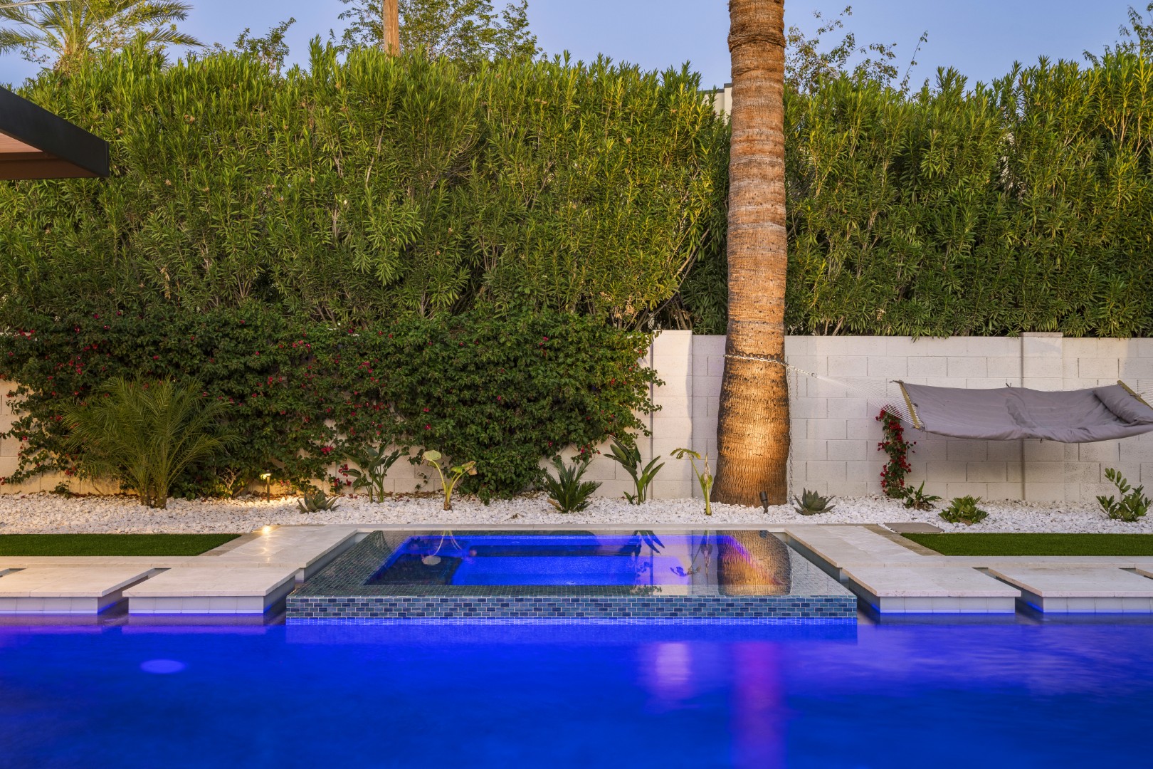 Custom pool and backyard design on 70th Street in Scottsdale, AZ by Envy Pools